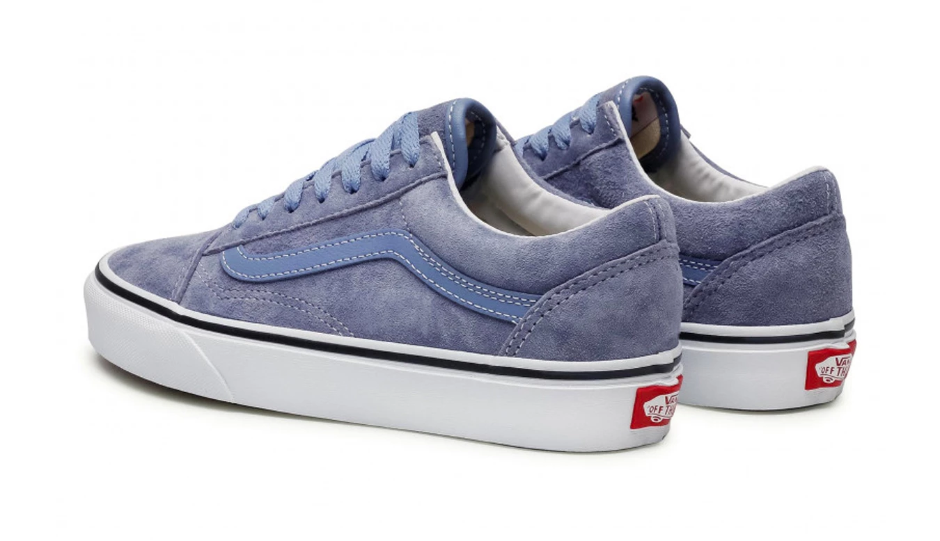 Vans UA Old Skool (Pig Suede) Tempestbltrwht Blue 6 Vans UA Old Skool (Pig Suede) Tempestbltrwht Blue - Image 4