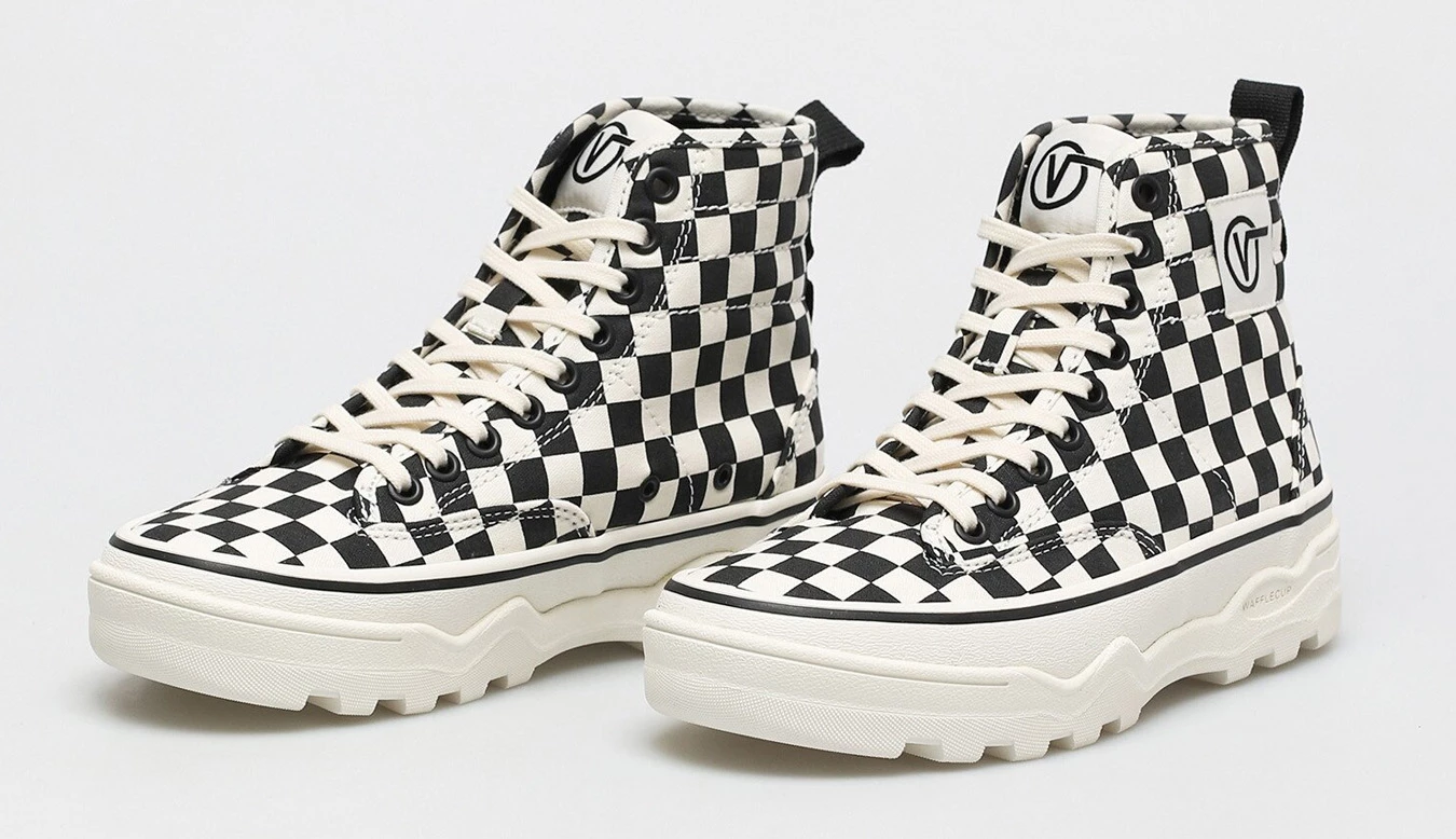 Vans Sentry Wc Checkerboard (Canvas) White 4 Vans Sentry Wc Checkerboard (Canvas) White - Image 2