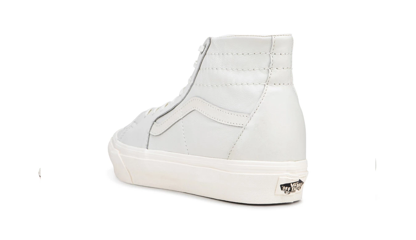 Vans Sk8-hi Tapered (Leather) Marshamllow White 4 Vans Sk8-hi Tapered (Leather) Marshamllow White - Image 2