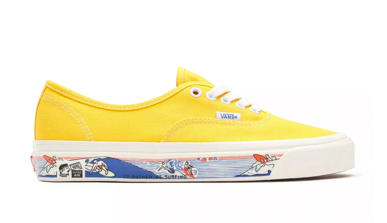 Vans Ua Authentic 44 Dx (Anaheim Factory) Og Yellow Yellow 3 Vans Ua Authentic 44 Dx (Anaheim Factory) Og Yellow Yellow