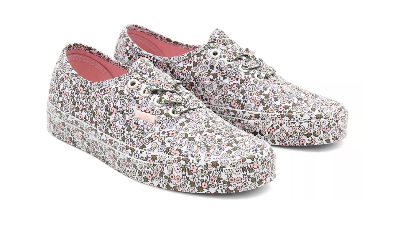 Vans Mono Floral Authentic Pink 5 Vans Mono Floral Authentic Pink - Image 3
