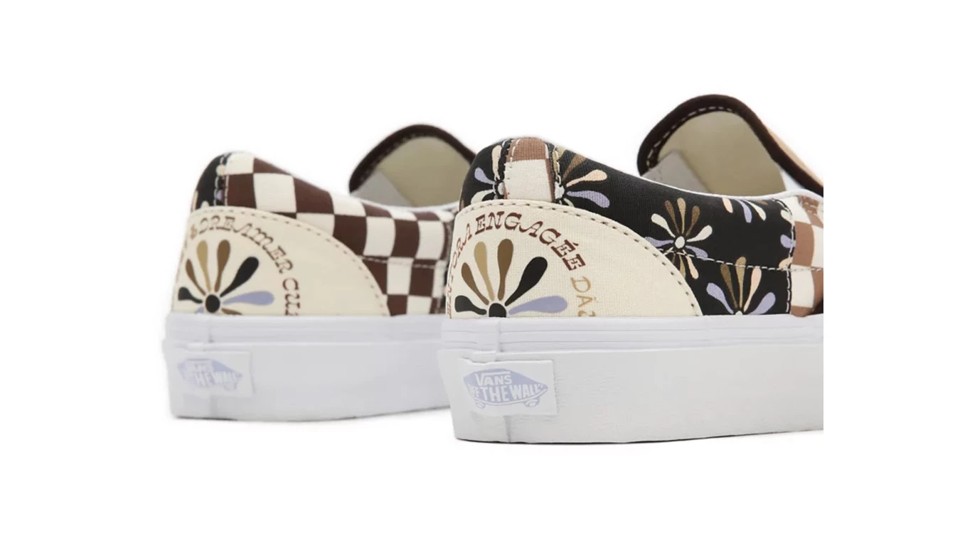 Vans Divine Energy Classic Slip-on Patchwork Brown 6 Vans Divine Energy Classic Slip-on Patchwork Brown - Image 4