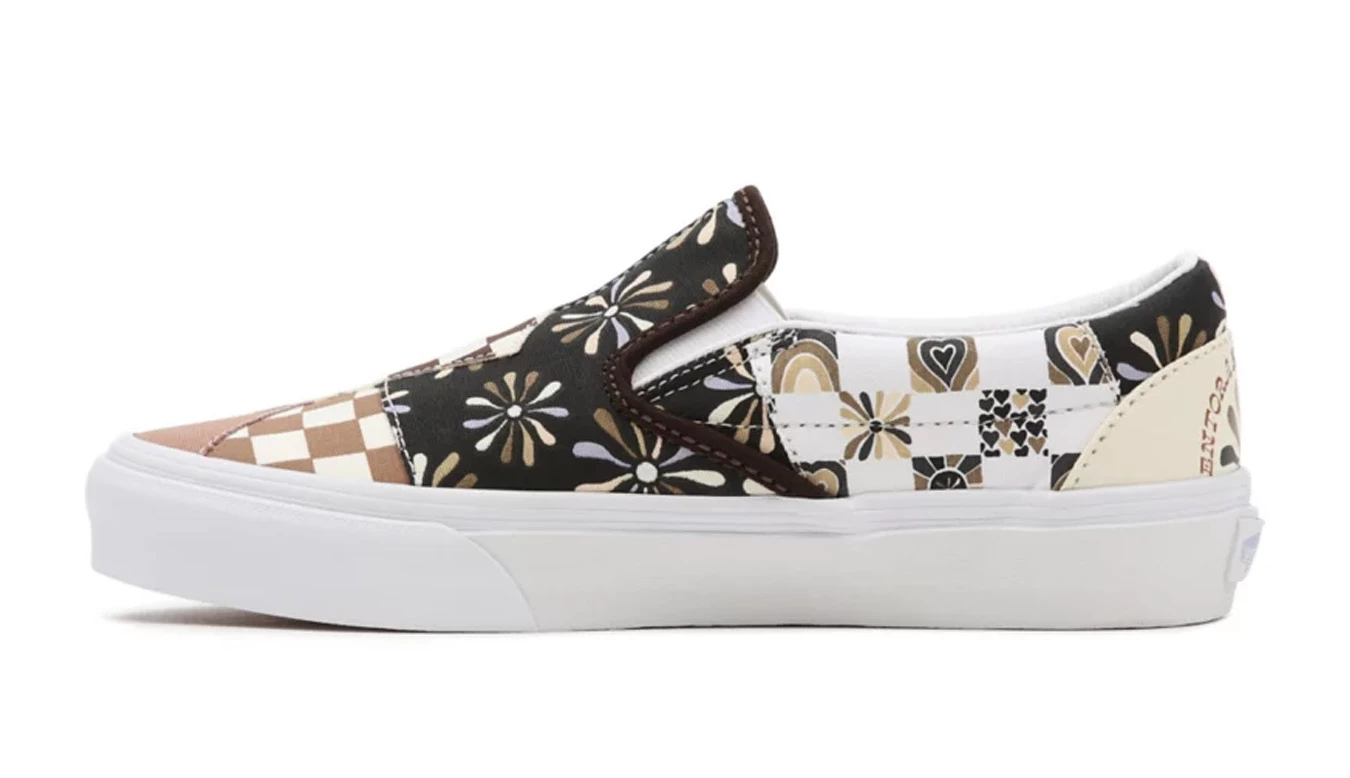 Vans Divine Energy Classic Slip-on Patchwork Brown 4 Vans Divine Energy Classic Slip-on Patchwork Brown - Image 2