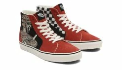Vans Desert Sk8-Hi Red -SHOOOS SHOP vn0a7q5nb6k5