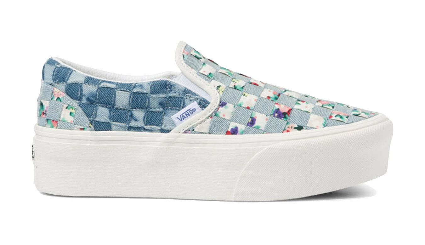 Vans Classic Slip-on Stackrofm Blue 3 Vans Classic Slip-on Stackrofm Blue